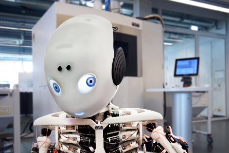 Roboter Roboy am AI-Lab der Uni Zürich