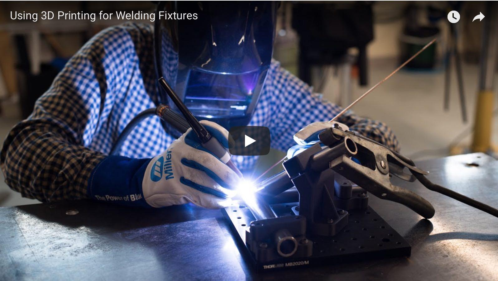 Rapid 3D - Markforged 3D printed welding fixtures video